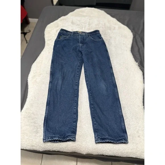 Cabelas Mens Blue Denim Straight Lined Jeans Size 30x30 Pants - Picture 2 of 9